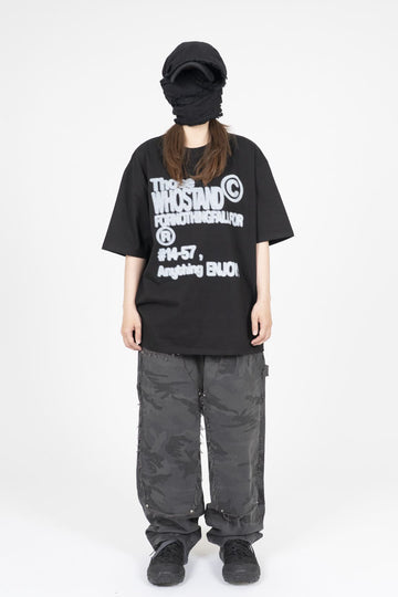 Allish Eyelet Carpenter Camo Pants